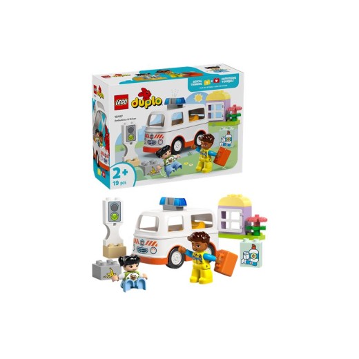 Конструктор LEGO DUPLO Town Швидка допомога та водій