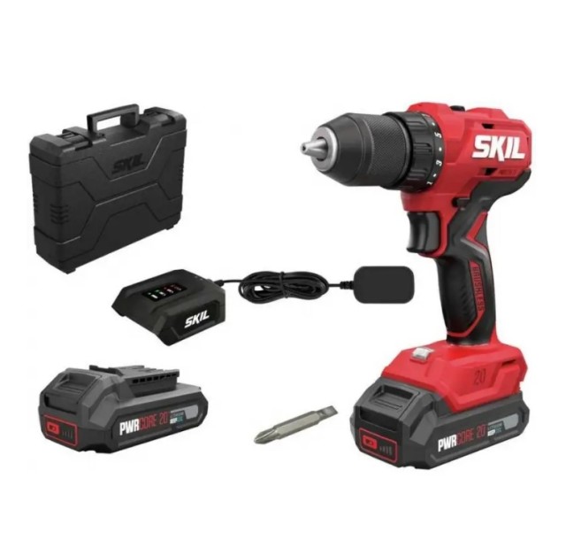 Шурупокрут-дриль акумуляторний SKIL 3011 HB 20В 2х2А·год 55Нм 450·1700об·хв 0.83кг кейс