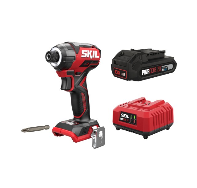 Гвинтоверт імпульсний SKIL 3225 CA Compact 20В 1х2.5А·год 1800·2500·3100об·хв 250Нм 0.9кг без АКБ та ЗП