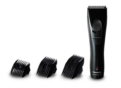 Машинка для стриження  Panasonic, акум., роторний мотор, насадок-3, сталь, чорний