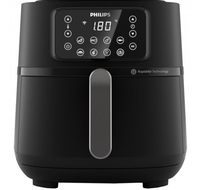 Мультипіч Philips Ovi Connected XXL  2000Вт, чаша-7.2л, сенсорне управл., 8 авто. програм, пластик, чорний