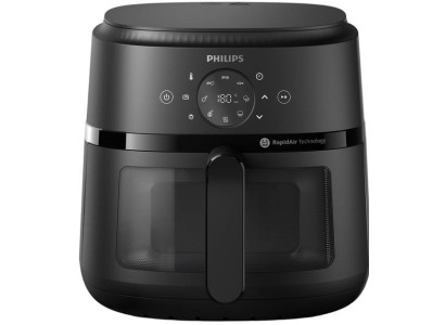 Мультипіч Philips Ovi серії 2000 1500Вт, чаша-6.2л, сенсорне управл., 13 авто. програм, пластик, чорний