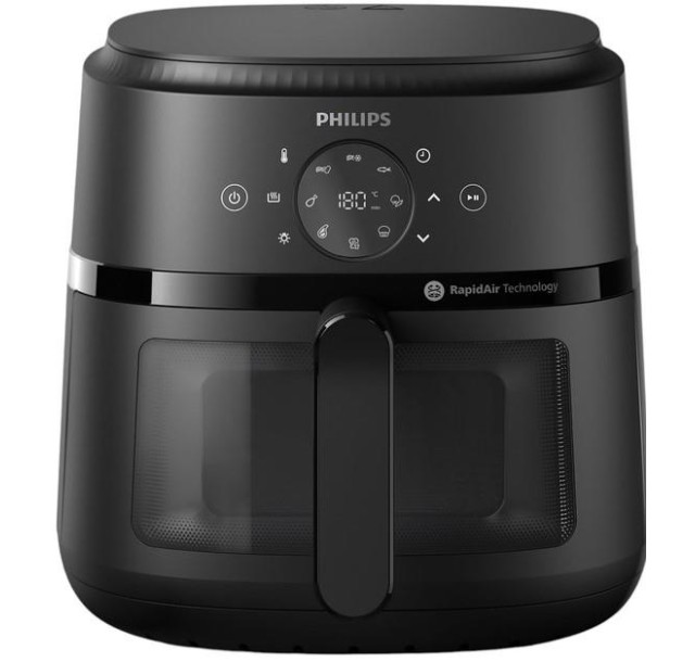 Мультипіч Philips Ovi серії 2000 1500Вт, чаша-6.2л, сенсорне управл., 13 авто. програм, пластик, чорний