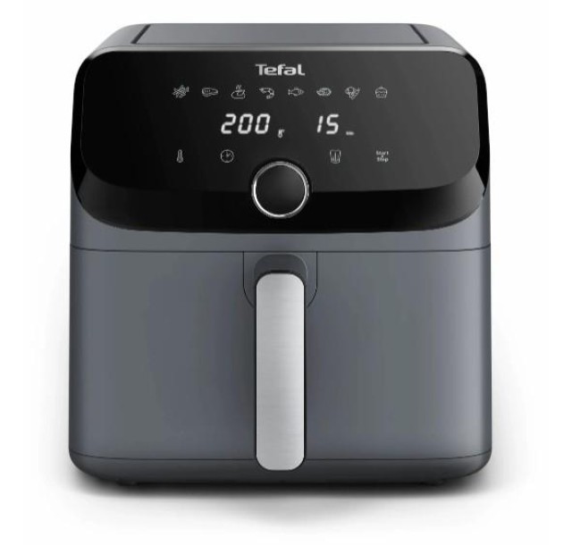 Мультипіч Tefal Easy Fry Mega, 1700Вт, чаша-7.5л, сенсорне керув., 8 програм, пластик, темно-сірий