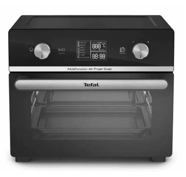 Мультипіч Tefal Easy Fry Oven Multifunctional, 1800Вт, механічне керув., 10 програм, пластик, чорний
