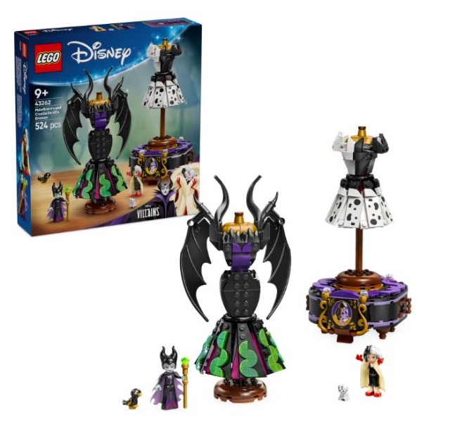 Конструктор LEGO Disney Classic Сукні Малефісенти та Лютелли де Віль