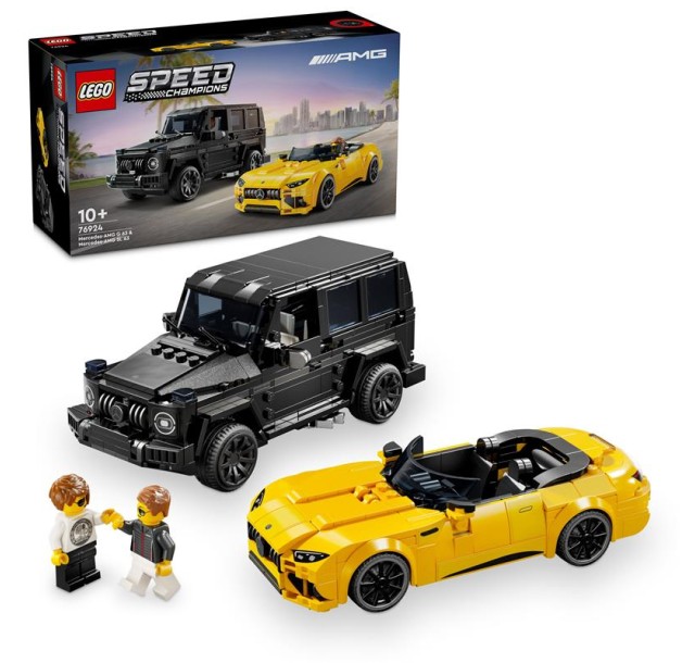 Конструктор LEGO Speed Champions Mercedes-AMG G 63 і Mercedes-AMG SL 63