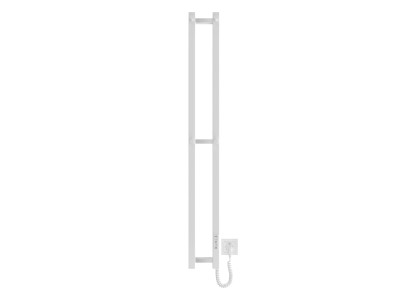 Рушникосушка Hygge Family електрична Slim, 1170х140х80мм, таймер-регулятор, сталь, білий матовий