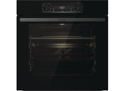 Духова шафа Gorenje електрична, 77л, A+, пара, дисплей, чорний