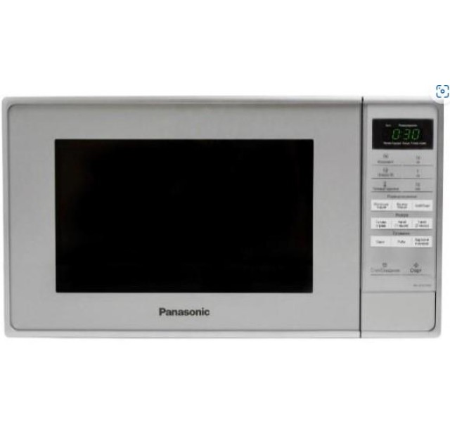 Мікрохвильова піч Panasonic, 20л, електр.управл., 800Вт, дисплей, сріблястий
