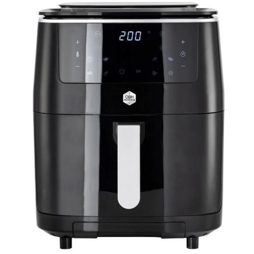 Мультипіч OBH Nordica Easy Fry&Steam Black, 17000Вт, чаша-6.5л, сенсорне керув., від 80°C до 200°C, пластик, чорний