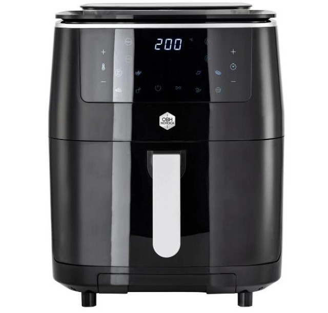 Мультипіч OBH Nordica Easy Fry&Steam Black, 17000Вт, чаша-6.5л, сенсорне керув., від 80°C до 200°C, пластик, чорний