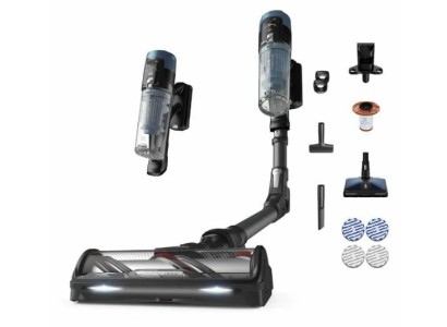 Пилосос Rowenta безпровідний X-Force Flex 14.80 Animal Aqua, 240Вт, вологе прибирання, конт пил -0.65л, автон. робота до 90хв, HEF system 99,9%, чорно-синій