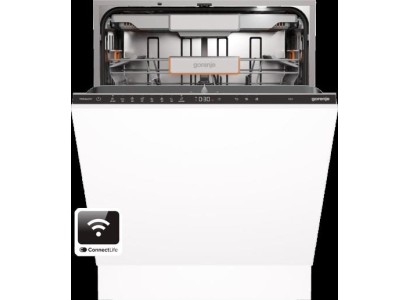 Посудомийна машина Gorenje вбудовувана, 16компл., A+++, 60см, інвертор,Wi-Fi, AquaStop, сенсорн.упр, 3и кошики, білий