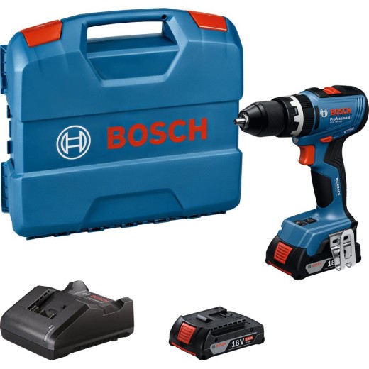 Шурупокрут-дриль акумуляторний Bosch GSB 18V-65 18В 2х2А·год 31·65Нм 0-2100об·хв ЗП GAL18V-20 кейс 1.12кг