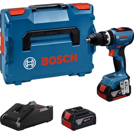 Шурупокрут-дриль акумуляторний Bosch GSB 18V-65 18В 2х5А·год 31·65Нм 0-2100об·хв ЗП GAL18V-40 кейс 1.12кг