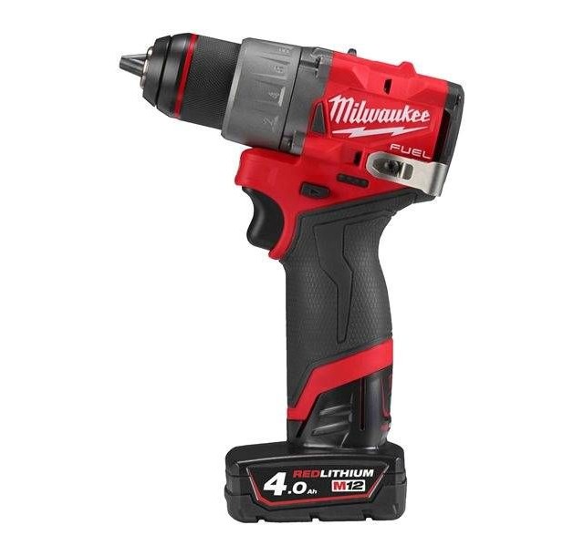 Шурупокрут-дриль акумуляторний Milwaukee M12 FPD2-402X 12В 2х4А·год 45Нм 450·1550об·хв ЗП M12 кейс 1.4кг