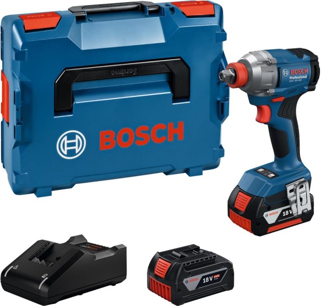 Гайковерт ударний Bosch GDX 18V-285 18В 2x4А·год до 3600об·хв 285Нм квадрат 1/2