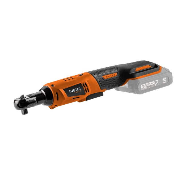 Тріскачка акумуляторна Neo Tool Energy+ 18В 250об·хв 60Нм 3/8