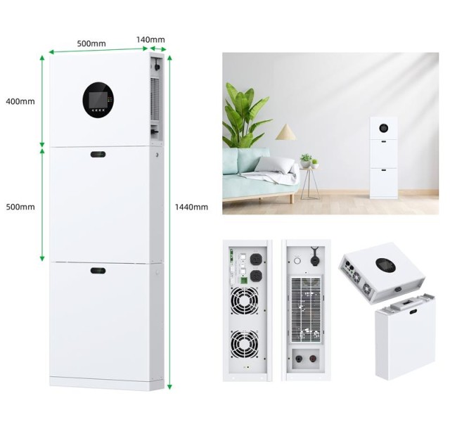 Система резервного живлення 2E PowerWall Vezha, 5000 Вт, 10.24 кВт/год, MPPT 5.5 кВт, WiFi, розширення ємності, паралельне підключення
