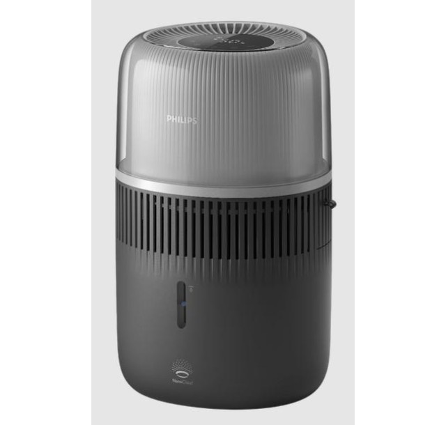 Зволожувач повітря Philips традиційне зволоження Series 5001, 56м2, 4.5л, 400мл/г, електр. кер-ння, режим сну, нічник, темно-синій