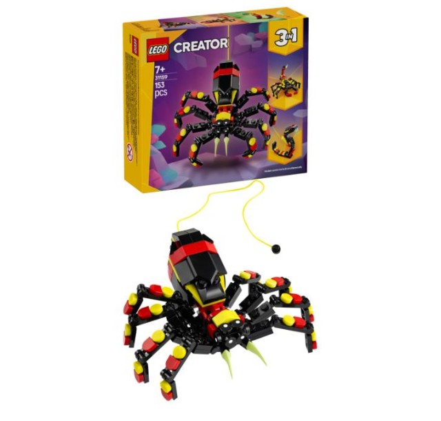 Конструктор LEGO Creator Дикі тварини: Дивовижний павук