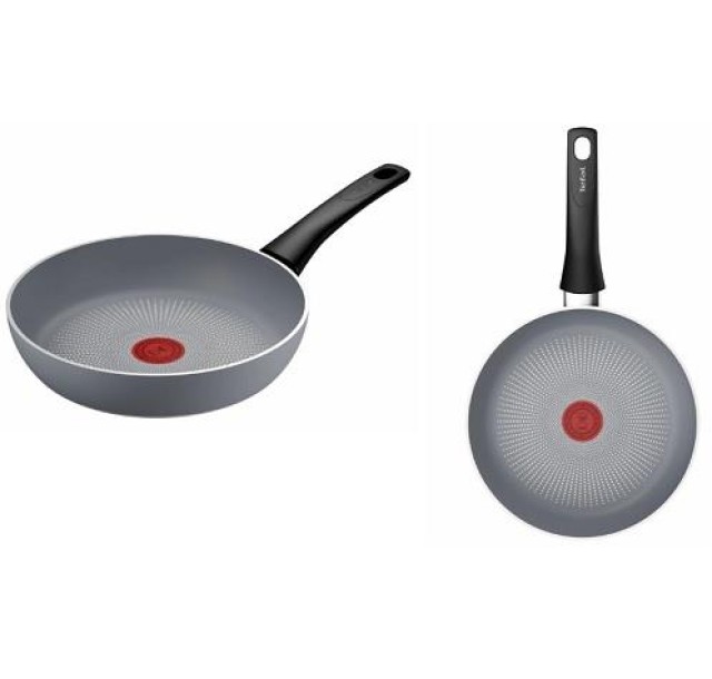 Сковорода Tefal Halo, 24см, алюміній, бакеліт, сірий