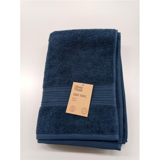 Рушник махровий Ardesto SuperSoft 70х140см, 100% бавовна, синій