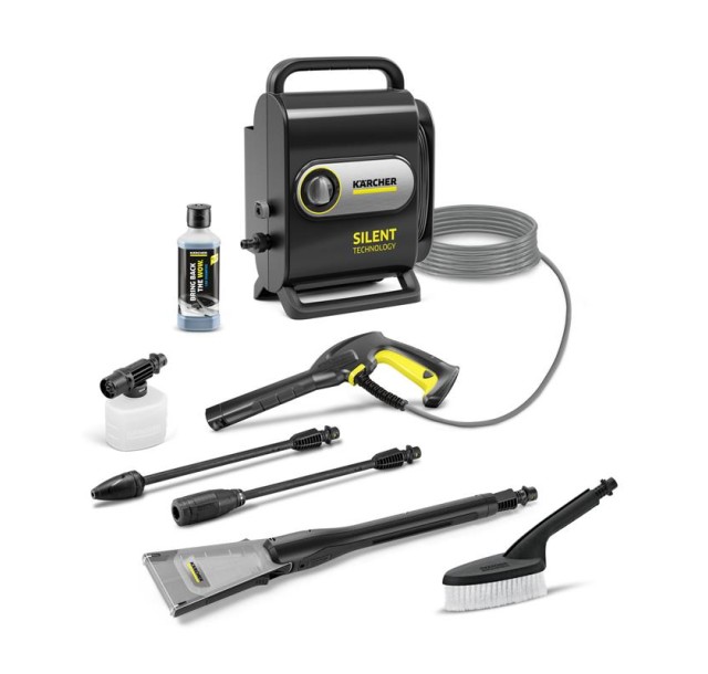 Мінімийка високого тиску Karcher K Silent Anniversary Edition 1800Вт 130бар 420л/год, шланг 6м 5кг