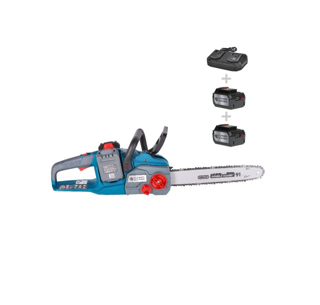 Пила ланцюгова акумуляторна Konner&Sohnen KS CS40V-14 40В(20+20В) акб 2?4А·год 35см 3.7кг