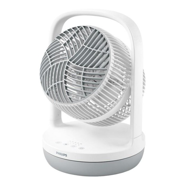 Вентилятор Philips настільний Series 2000, 22см, 28Вт, таймер, поворот 180, білий
