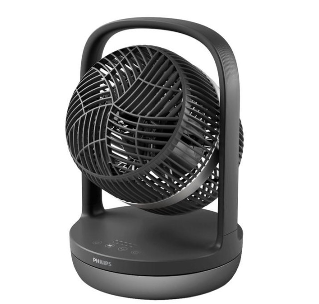 Вентилятор Philips настільний Series 3000, 22см, 27Вт, таймер, поворот 180, чорний
