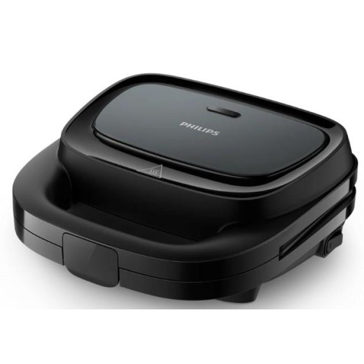 Вафельниця Philips Series 3000 750Вт, антипригарне покриття, корпус-пластик, чорний