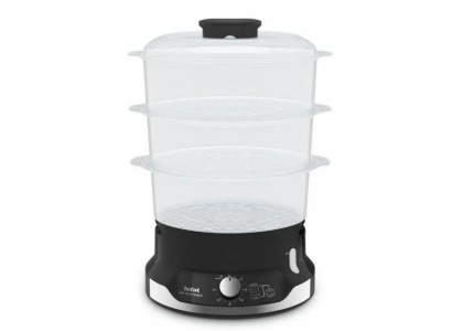 Пароварка Tefal Ultracompact, 800Вт, об'єм-9л, резервуар для води -1л, механічне керув., пластик, чорний