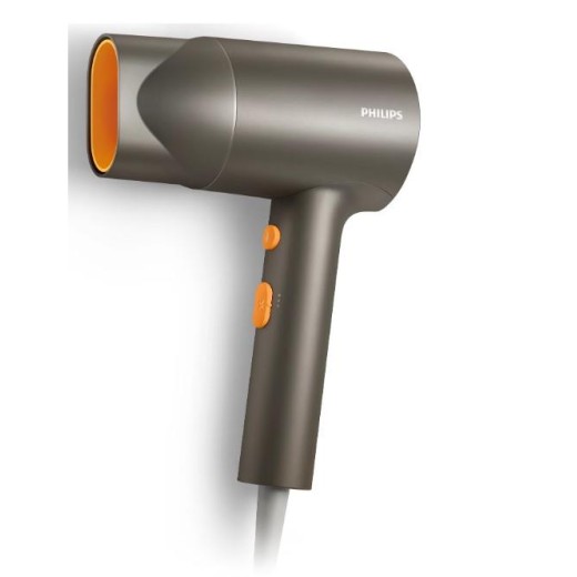 Фен Philips 3000 Series, 1600Вт, 2 режими, іонізація, сірий