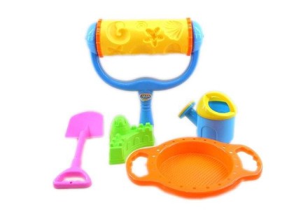 Набір для гри з піском Same Toy з Валиком 5ел, жовтий