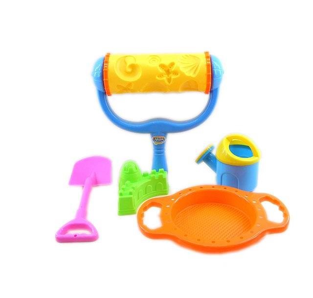 Набір для гри з піском Same Toy з Валиком 5ел, жовтий