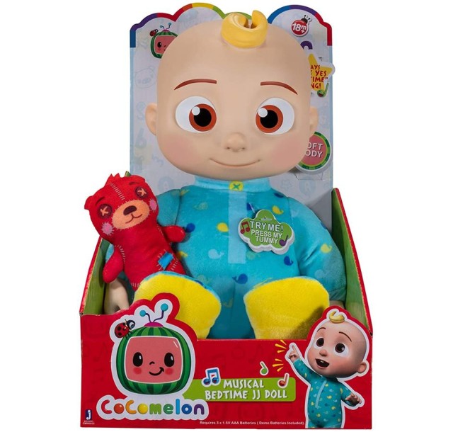 М’яка іграшка CoComelon Roto Plush Джей Джей час сну, зі звуком