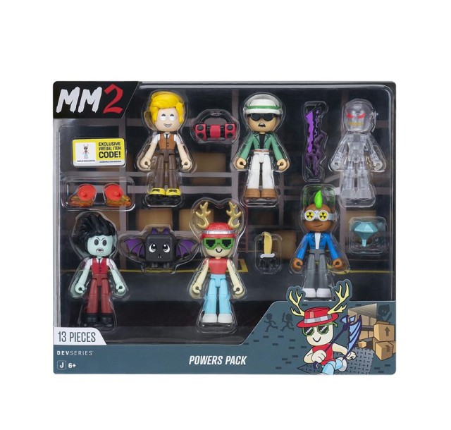 Ігровий набір DevSeries Multipack Murder Mystery 2: Powers Pack, 6 фігурок та аксесуари