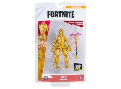 Колекційна фігурка Fortnite Solo Mode Raz (Golden) (Ultra Limited Edition), 10см