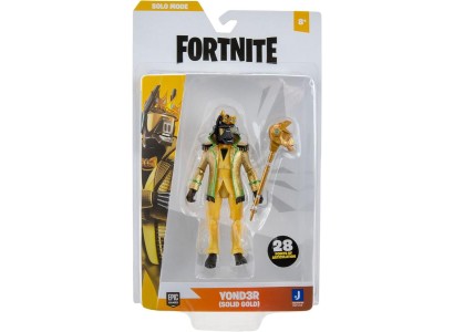 Колекційна фігурка Fortnite Solo Mode Y0nd3r - Solid Gold, 10см
