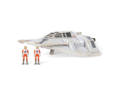 Ігрова колекційна фігурка Star Wars Medium Vehicle Транспорт та фігурка Snowspeeder (Luke Skywalker) 12.5см
