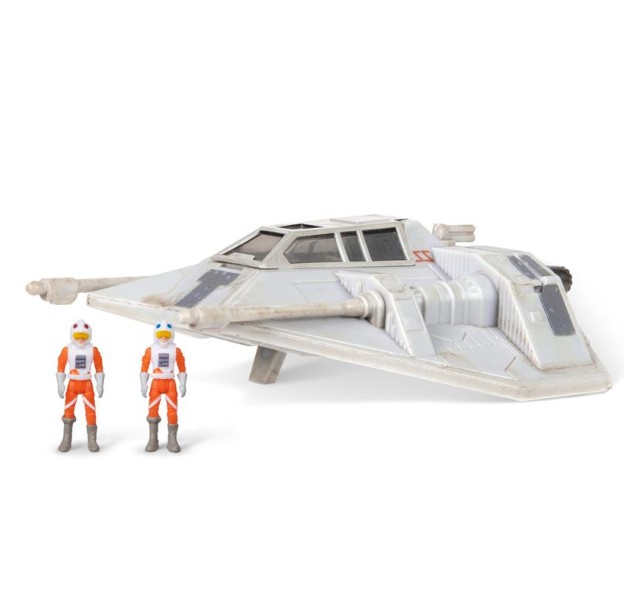 Ігрова колекційна фігурка Star Wars Medium Vehicle Транспорт та фігурка Snowspeeder (Luke Skywalker) 12.5см