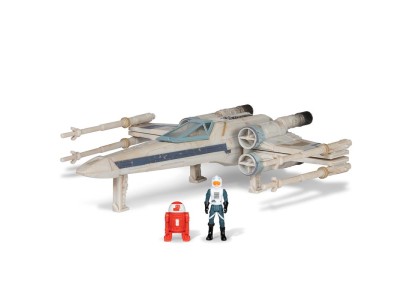 Ігрова колекційна фігурка Star Wars Medium Vehicle Транспорт та фігурка X-Wing (Blue 1) + Antoc Merric & R2-R9 12.5см