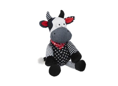 М'яка іграшка Same Toy Корова/Бик 24см, чорно-білий