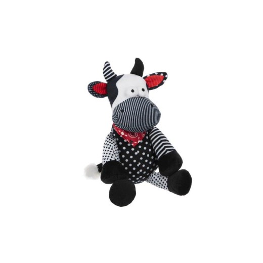 М'яка іграшка Same Toy Корова/Бик 24см, чорно-білий