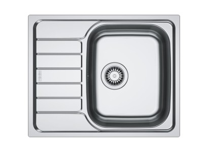 Мийка кухонна Franke Spark, нерж.сталь, прямокутник, з крилом, 620х500х160мм, чаша - 1, накладна, SKL 611-62, нерж декор
