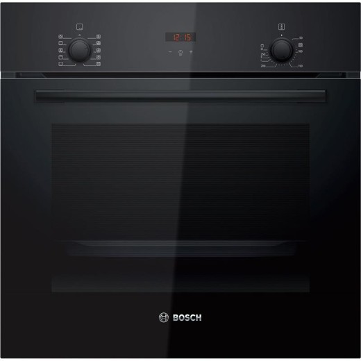 Духова шафа Bosch електрична, 66л, A, дисплей, конвекція, чорний