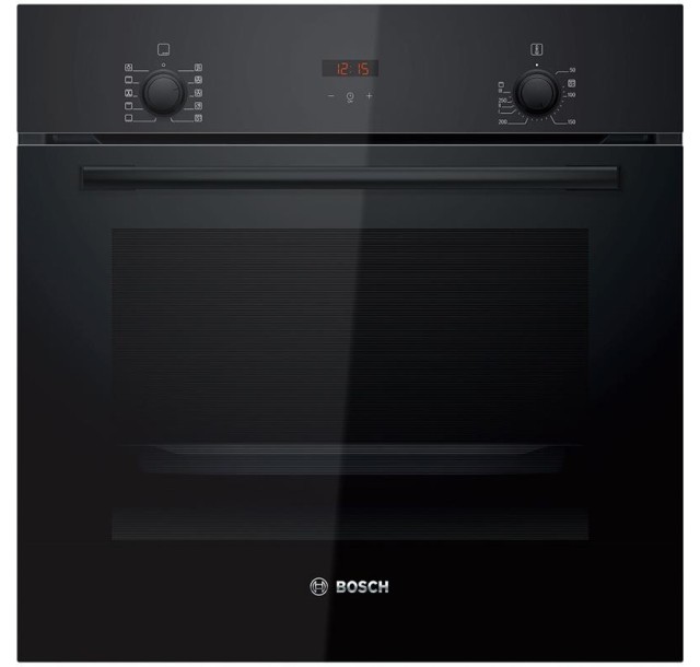 Духова шафа Bosch електрична, 66л, A, дисплей, конвекція, чорний