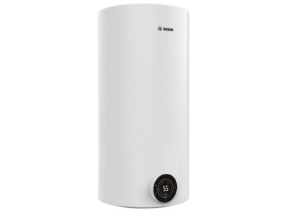 Водонагрівач електр. BOSCH круглий Tronic 4000T, 100л, 2кВт, сухий тен, вертикальний монтаж, електр. кер-ння, B, білий